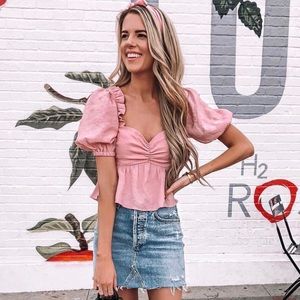 Cute off the shoulder flowy top
